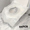 50pcs, 10pcs, Disposable Toilet Seat Covers, Portable Toilet Seat Covers for Travel, Toilet Seat Covers