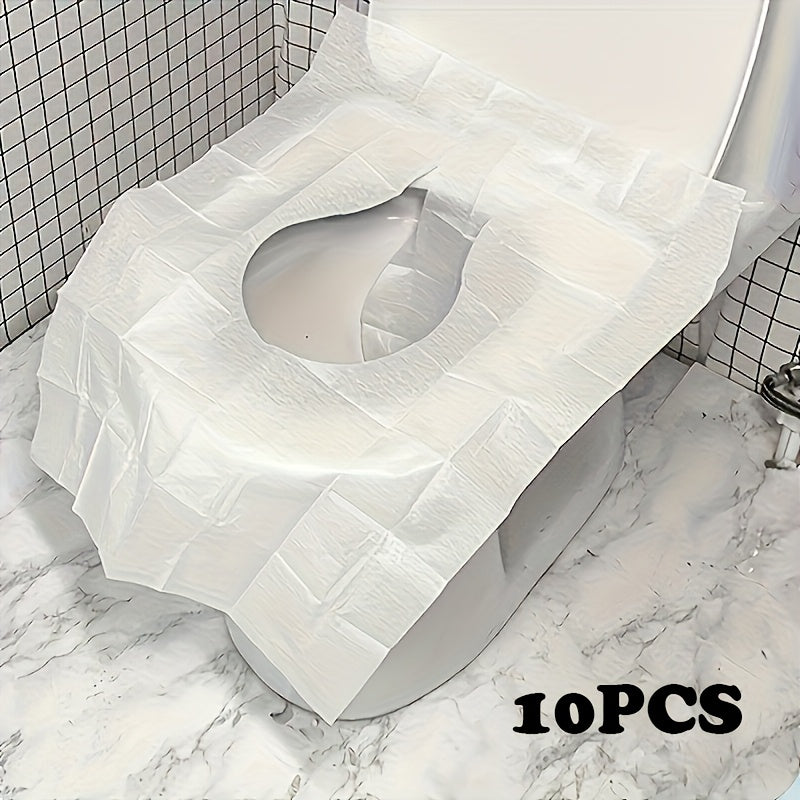 50pcs, 10pcs, Disposable Toilet Seat Covers, Portable Toilet Seat Covers for Travel, Toilet Seat Covers