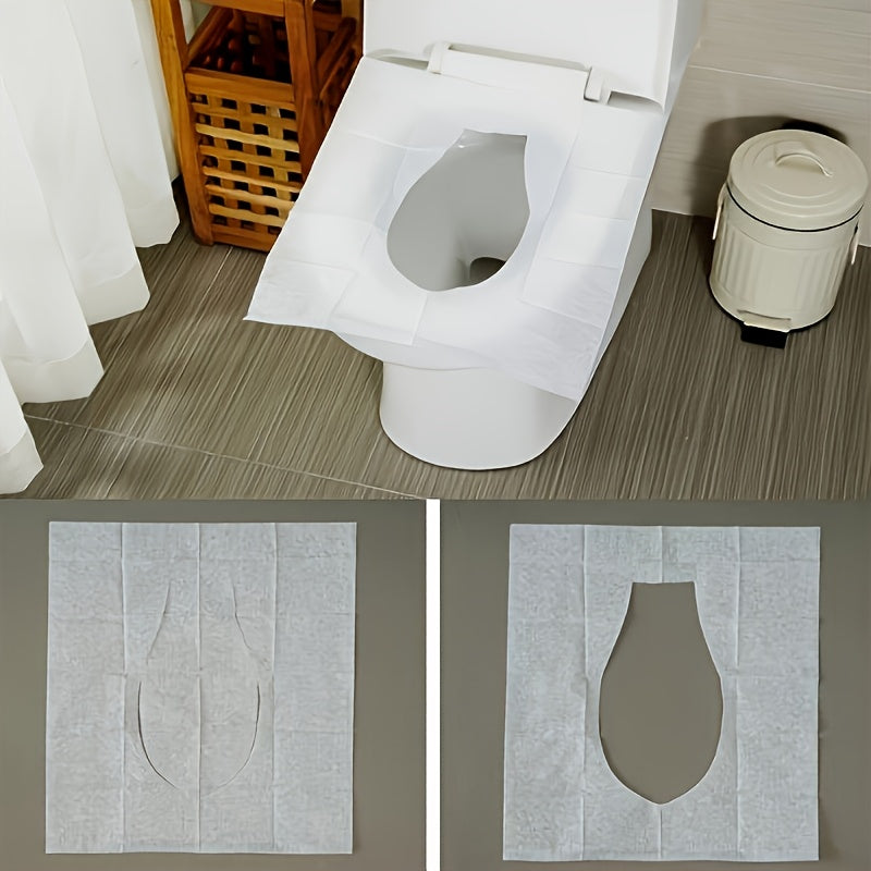 50pcs, 10pcs, Disposable Toilet Seat Covers, Portable Toilet Seat Covers for Travel, Toilet Seat Covers
